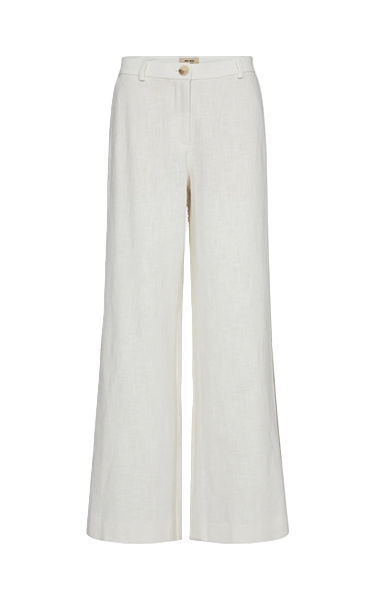 Mos Mosh White Ramie Pants