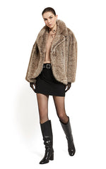 Ottod'Ame Faux Fur Short Coat