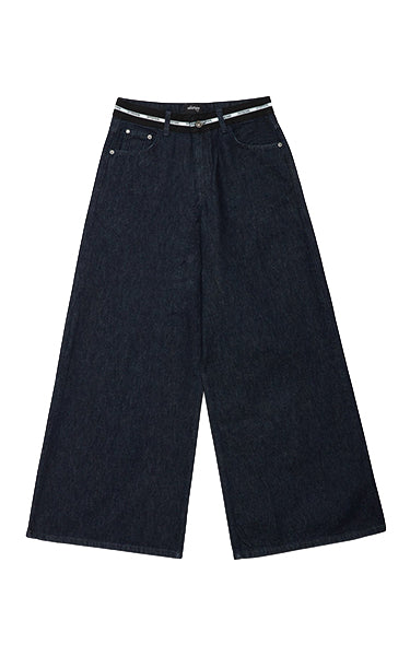 Ottod'Ame Wide Jeans in Dark Denim