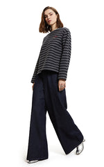 Ottod'Ame Wide Jeans in Dark Denim