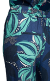 POM Amsterdam Green Floral Pants