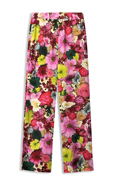 POM Bouquet Satin Pants