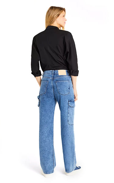 Reiko Cargo Denim Jeans