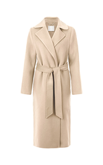 Rich & Royal Cafe Latte Double Faced Coat