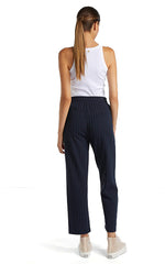 Rich & Royal Jacquard Pants Midnight Blue