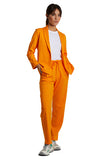 Rich & Royal Jersey Blazer Orange