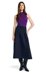 Rich & Royal Lurex S/Less Top Royal Plum