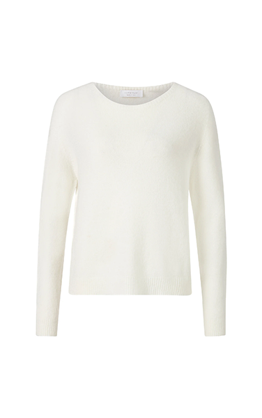 Rich & Royal Pearl White Knit