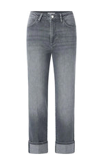 Rich & Royal Roll Up Grey Denim