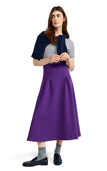 Rich & Royal Royal Plum Skirt