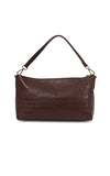 Saben Claudia Shoulder Bag in Espresso Croc