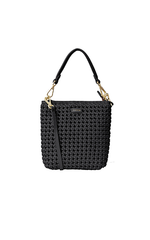 Saben Coco Mini Bag Black Fine Braid