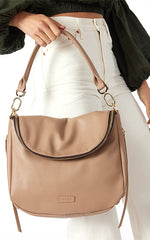 Saben Frankie Shoulder Bag in Taupe