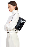 Saben Haven Shoulder Bag in Black Dipped