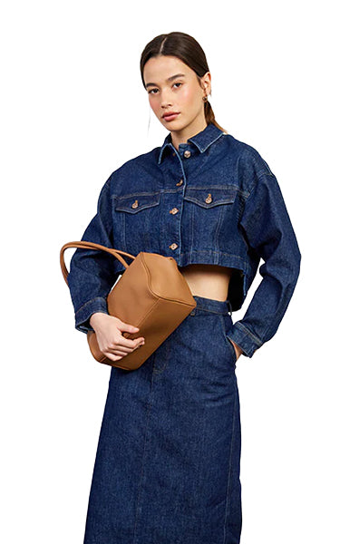 Saben Isla Shoulder Bag in Toffee Luxe