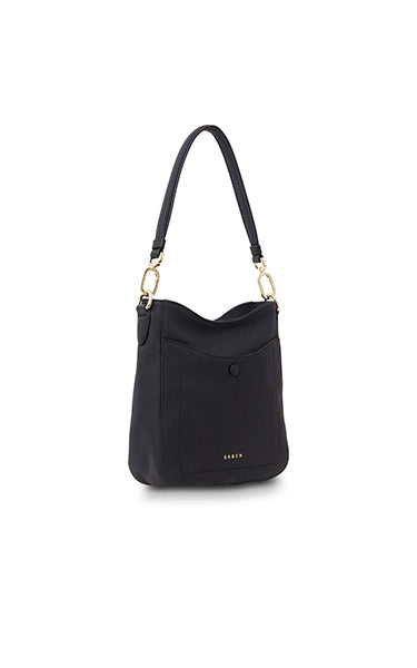 Saben Rosie Shoulder Bag in Black Luxe