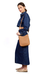 Saben Rosie Shoulder Bag in Toffee Luxe