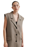 Second Female Camel Long Vest