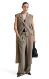 Second Female Camel Long Vest