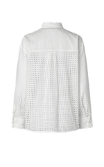 Second Female Basketweave Shirt White