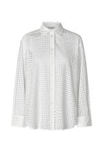 Second Female Basketweave Shirt White