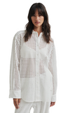 Second Female Basketweave Shirt White