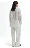 Second Female Basketweave Shirt White