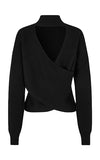 Second Female Cash Mix Black Knit