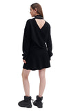 Second Female Cash Mix Black Knit
