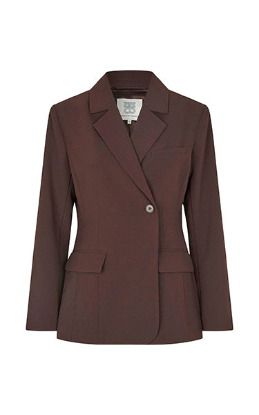Second Female Chocolate Plum Blazer
