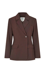 Second Female Chocolate Plum Blazer