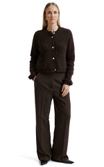 Second Female Chocolate Plum Classic Pants