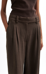 Second Female Chocolate Relaxed Pants