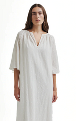 Second Female Cotton White Dress