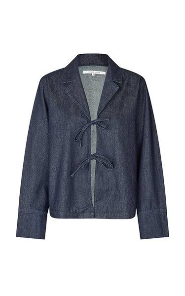 Second Female Denim Tie Shirt