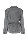 Second Female Grey Denim Jacket Corin