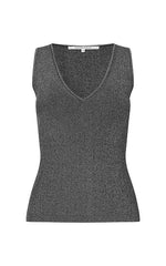 Second Female Gunmetal Lurex Knit