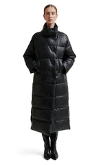 Second Female Long Black Padded Coat