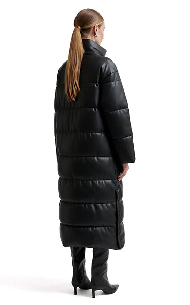 Second Female Long Black Padded Coat