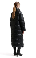 Second Female Long Black Padded Coat
