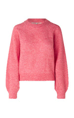 Second Female O Neck Sweater in Rose