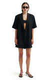 Second Female Short Sleeve Blazer Black