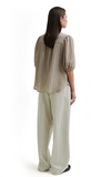 Second Female Textured Shirt in Chalk