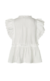 Second Female White Frill Top