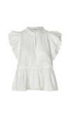 Second Female White Frill Top