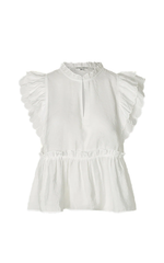 Second Female White Frill Top