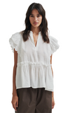 Second Female White Frill Top
