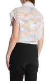 Second Female White Weave Vest