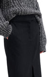 Second Female Wool Black Skirt