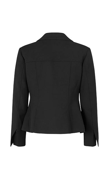 Second Female  Black Fitted Jacket